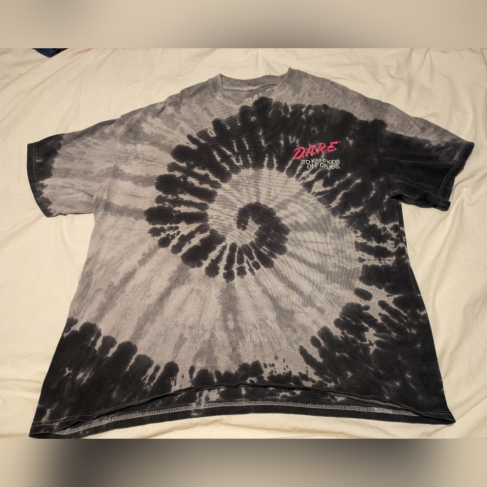D. A. R. E Tie Dyed official shirt size L